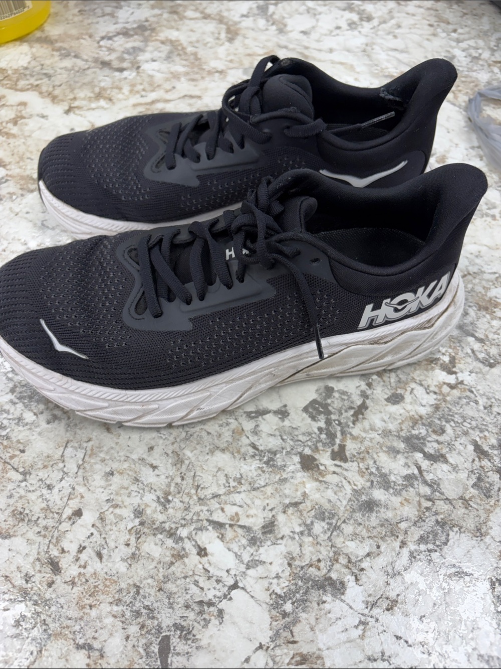 Koka Black Running Sneakers with White Sole - Picture 2 of 5